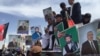 FILE: Supporters of Afghan Vice President Abdul Rashid Dostum rally in Mazar-e Sharif.