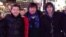 Azamat Tazhayakov and Dias Kadyrbaev (left to right) from Kazakhstan pose with Boston Marathon bombing suspect Dzhokhar Tsarnaev.