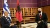 Kryeministri i Shqipërisë Edi Rama dhe ministri i Jashtëm i Greqisë Nikos Dendias