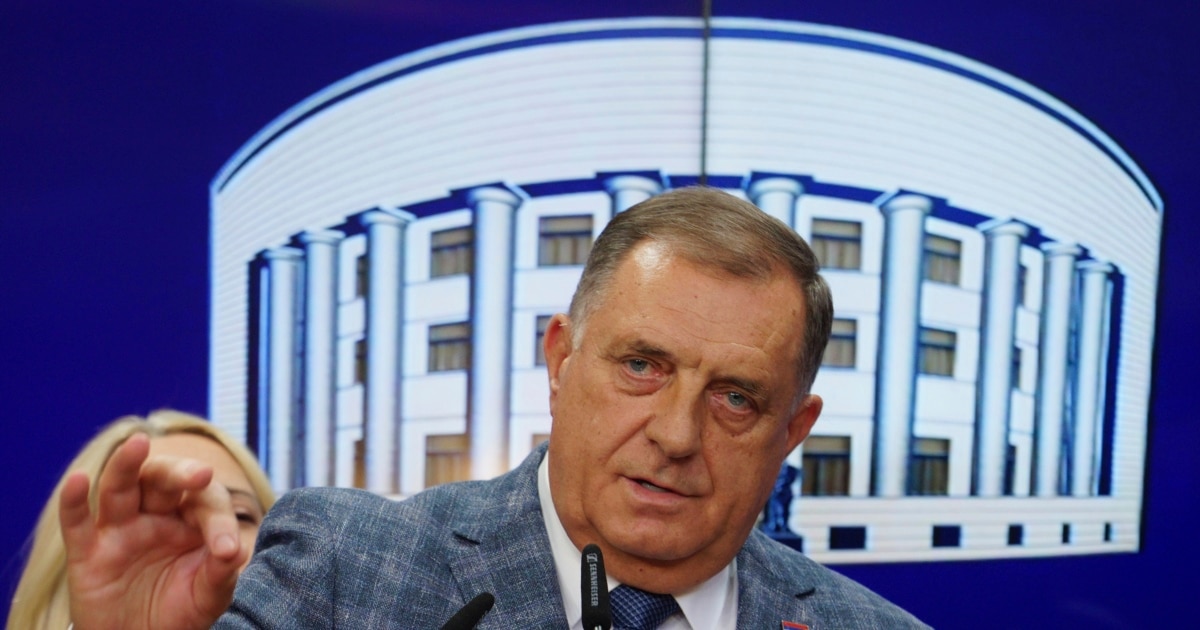 Court Confirms Prison Sentence For Bosnian Serb Leader Dodik, Who Rejects Case