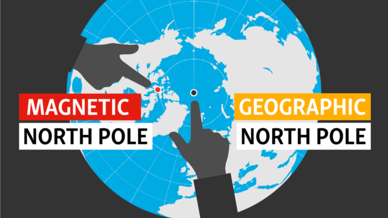 Северный магнитный полюс Земли быстро движется в сторону России