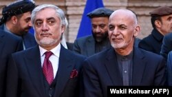 Абдулла Абдулла менен Ашраф Гани Кабулда. 29-февраль, 2020-жыл. 
