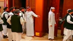 Катарские дипломаты и представители талибов на переговорах в Дохе. Весна 2019 года