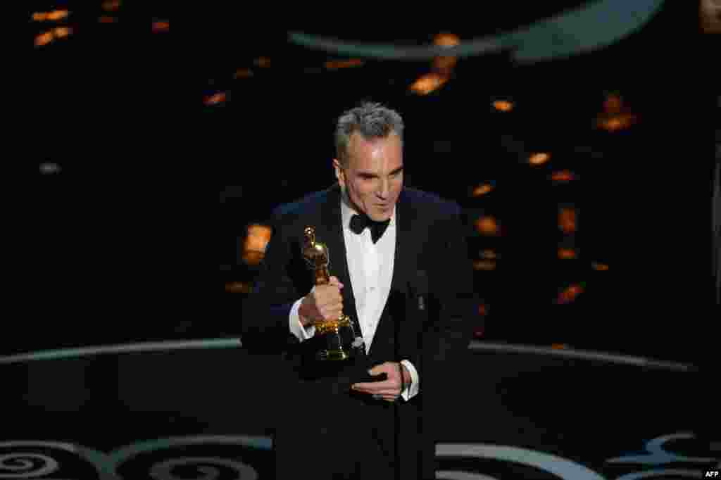 Daniel Day-Lewis, Hollywood, 24. februar 2013. Foto: AFP / Robyn Beck 