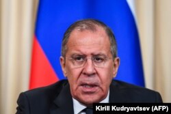 Sergei Lavrov la conferința de presă de la Moscova