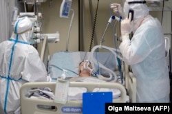 Пациент, инфицированный штаммом "дельта", в реанимации, Санкт-Петербург