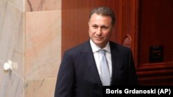 Former Macedonian Prime Minister Nikola Gruevski (file photo)