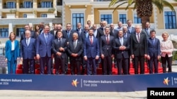 Zajednička fotografija učesnika samita u EU-Zapadni Balkan u Tivtu u Crnoj Gori 5. juna. 