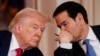 US President Donald Trump (left) listens to Secretary of State Marco Rubio during a round table at the White House on March 6.