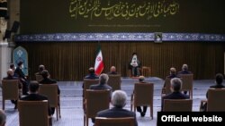 دیدار هیئت وزیران با علی خامنه‌ای