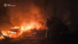 
Гасіння пожежі, що виникла внаслідок удару російського безпілотника. Чернігівщина. 23 грудня 2025 року