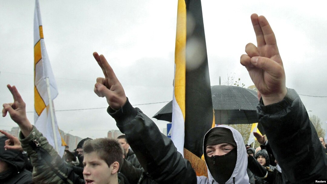 Демонстрация националистов в Москве, ноябрь 2010