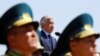 Kazakhstan -- Kazakh Defense Minister Imangali Tasmagambetov speaks at the opening ceremony of the International Army Games 2016 at Gvardeisky Range, August 2, 2016