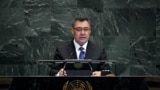 Садыр Жапаров БУУнун трибунасында. 23-сентябрь, 2025-жыл.