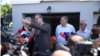 Predsjednik Srbije Aleksandar Vučić posjećuje porodičnu kuću u selu Čipuljić pored Bugojna u BiH, u pratnji mu je Milorad Dodik, predsjednik SNSD-a, 3. avgust 2026.