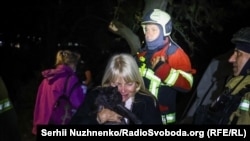 The aftermath of the Russian attack on Kyiv, August 20.