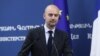 Armenia - French Foreign Minister Jean-Noel Barrot at a press conference in Yerevan, May 26, 2025.