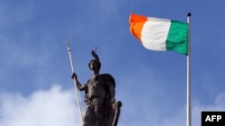 Steagul irlandez la Dublin