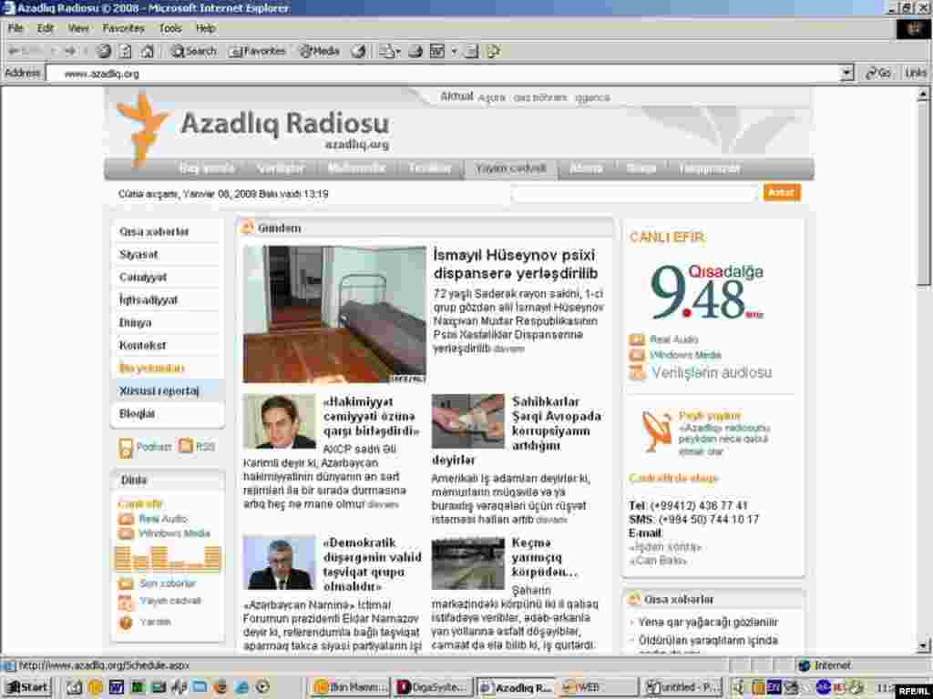 «Azadlıq» radiosunu internetdə necə dinləməli #96