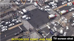 تصویر تلویزیونی از درگیری در فیلادلفیا
