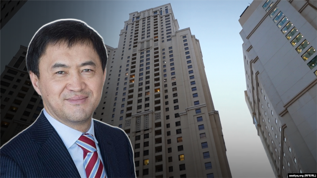 Familia lui Qairat Satybaldy deține șapte apartamente în complexul Shams IV.