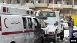 The Karrada attack on April 23 targeted police and Red Crescent workers who were distributing aid.