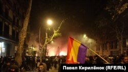 Протести в Барселоні в ніч проти неділі