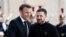 Președintele Ucrainei, Volodimir Zelenski, și președintele francez, Emmanuel Macron, la Paris, 26 martie 2025.