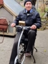 Ukrainian Pensioner Beats Blackouts With Pedal Power