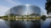 The European Parliament building in Strasbourg 