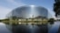The European Parliament building in Strasbourg 