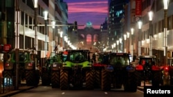 Protest al fermierilor europeni la Bruxelles. 18 decembrie 2025.