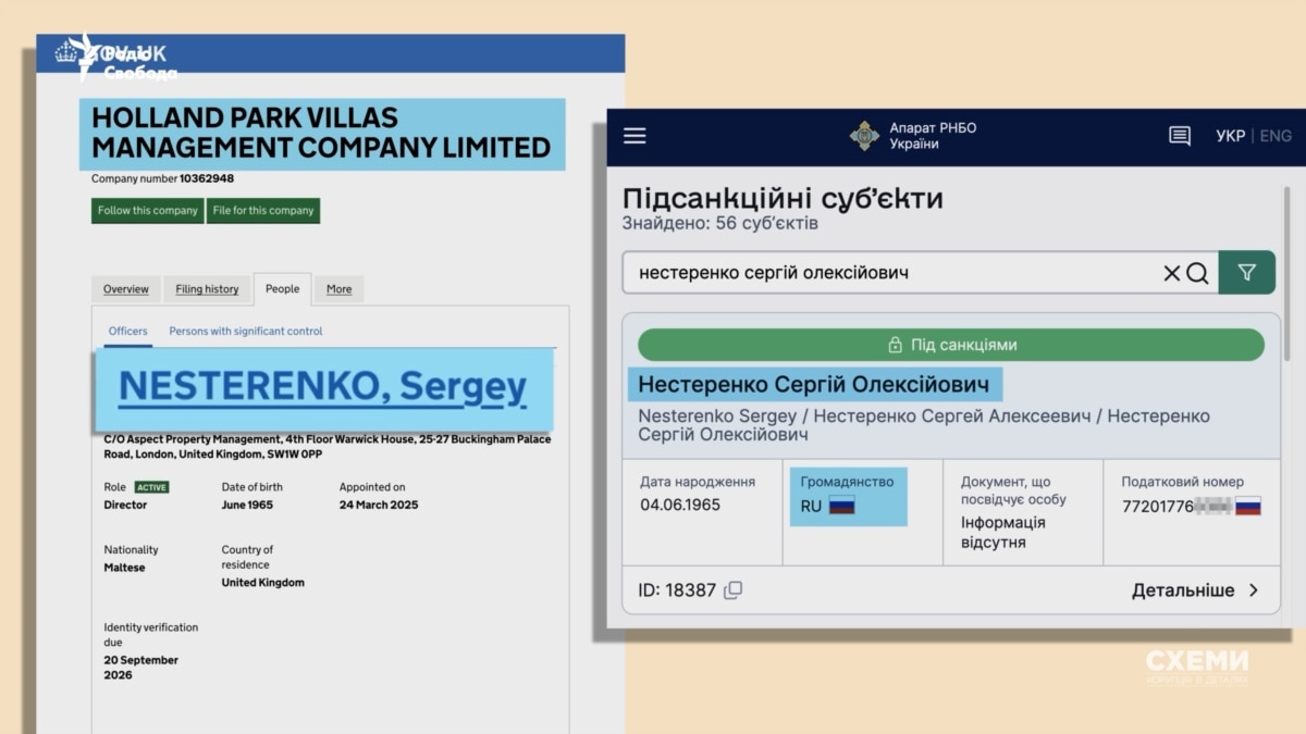 Онук Ківалова в Лондоні керував компанією разом із підсанкційним росіянином, але заперечує звʼязок з ним – «Схеми»