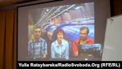 Відеоконференція з творцями Великого колайдера у Швейцарії, Дніпропетровськ, Дніпропетровський національний університет, 15 березня 2012 року