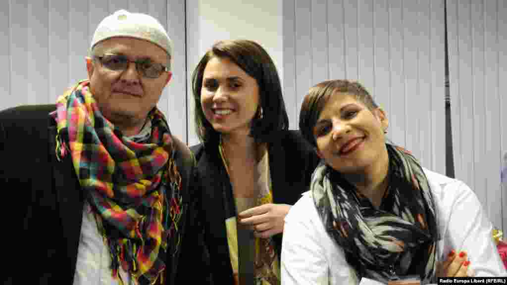 Vasile Botnaru, Natalia Morari și Liliana Barbăroșie.