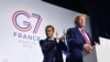 Прэзыдэнты Францыі і ЗША на саміце G7 у 2019 годзе, ілюстрацыйнае фота