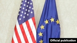 The European Union and the United States have issued a joint declaration pledging that human rights and respect for Islam will play a key role in their combined efforts to combat terrorism.