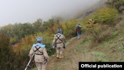 HALO Trust -ի սակրավորներն՝ աշխատանքի ընթացքում, արխիվ