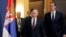 Президенты России и Сербии, Владимир Путин (слева) и Вучич. Белград, 17 января 2019 года