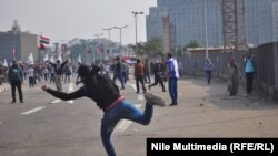 Столкновения на площади Тахрир между сторонниками и противниками военного правления в Египте. Каир, 19 ноября 2013 года.