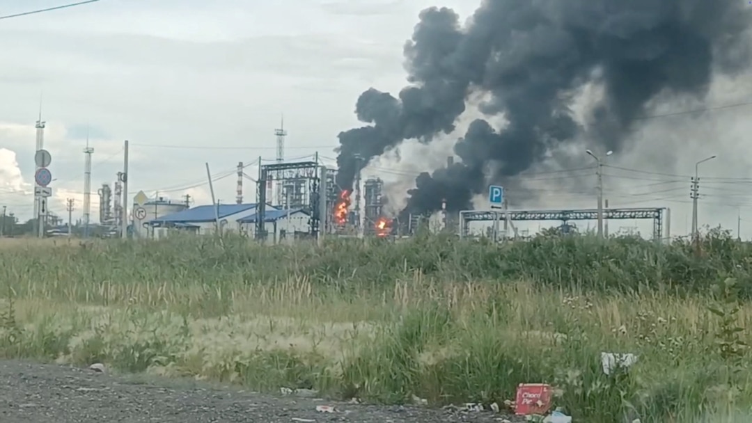 Ukrainian drones hit Russia's largest oil refinery for the first time; Zelenskyy says Siberia now 'within reach'