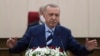 CZPRUS -- Turkish President Recep Tayyip Erdogan addresses the Turkish Cypriot Parliament, in Nicosia, July 19, 2021
