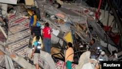 Последствия землетрясения в Эквадоре, 17 апреля