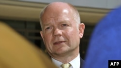 British Foreign Secretary William Hague