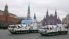 Russia -- Russian TOR-M2 tactical surface-to-air missile systems Arctic edition ride through Red Square during the Victory Day military parade in Moscow, May 9, 2017.