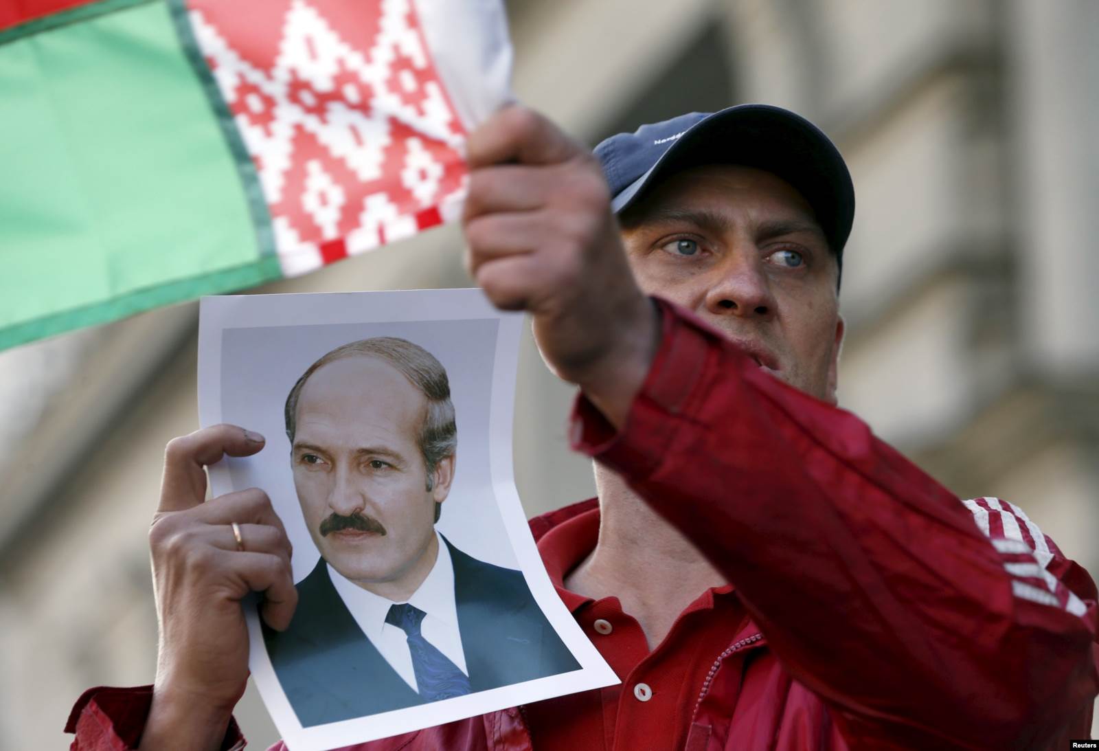 Protesti opozicije u Minsku pred izbore 2015. godine