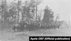 Кінний підрозділ УПА на Волині. Фото з архіву СБУ
