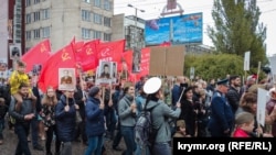 Російська акція «Безсмертний полк» в Керчі 9 травня 2019 року