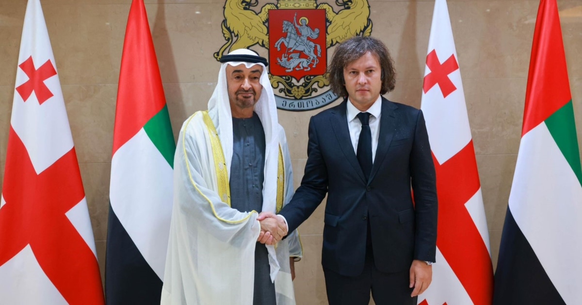 თბილისში იმყოფება არაბთა გაერთიანებული საამიროების პრეზიდენტი