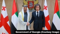 საქართველოს პრემიერ-მინისტრი ირაკლი კობახიძე არაბთა გაერთიანებული საამიროების პრეზიდენტს, შეიხ მოჰამედ ბინ ზაიედ ალ ნაჰაიანს შეხვდა